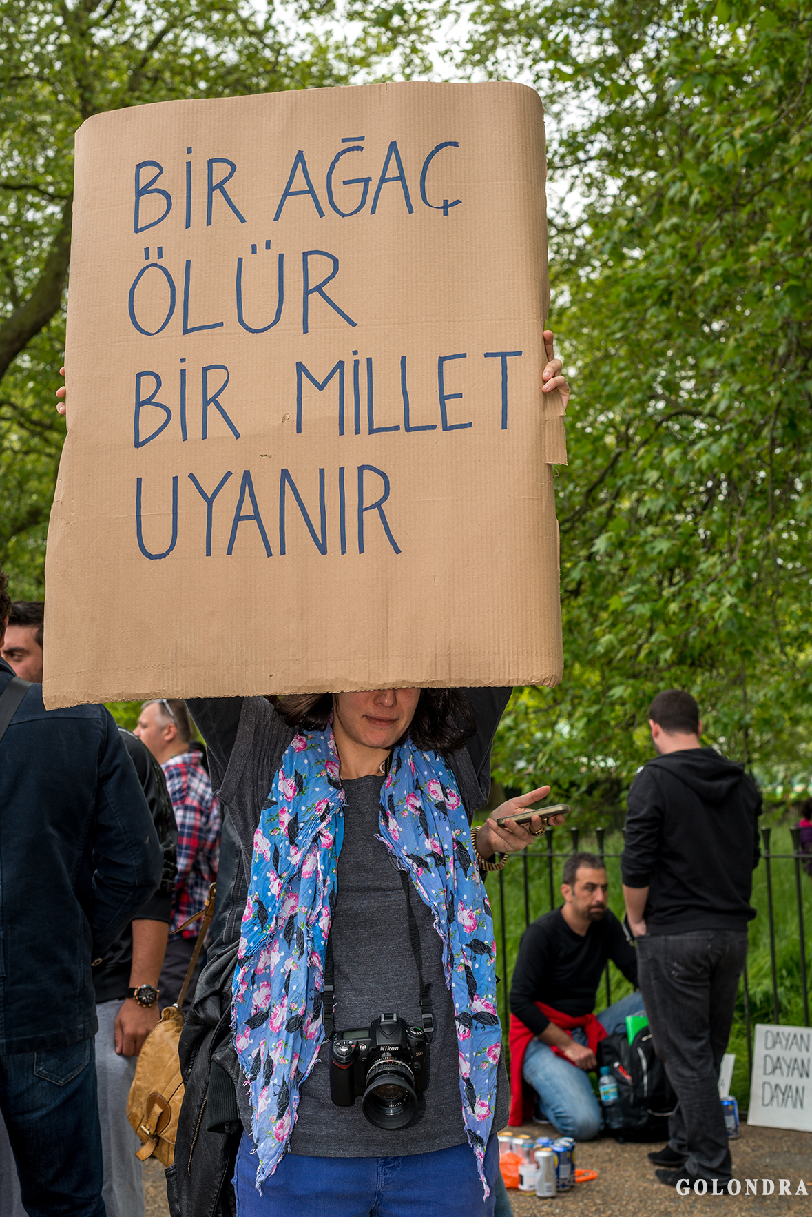 Protesting Turkish Government - Turk Hukumetini Protesto - Londra - London (22)