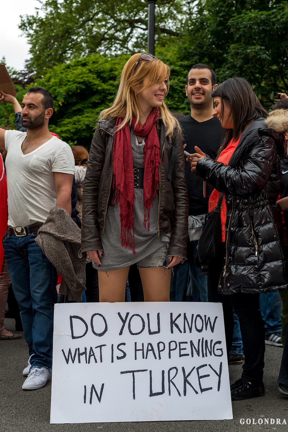 Protesting Turkish Government - Turk Hukumetini Protesto - Londra - London (47)