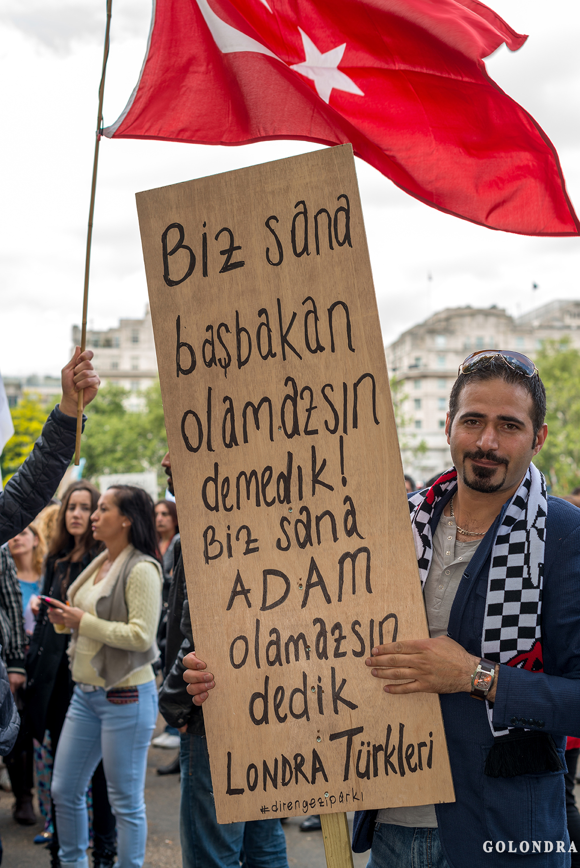 Protesting Turkish Government - Turk Hukumetini Protesto - Londra - London (26)