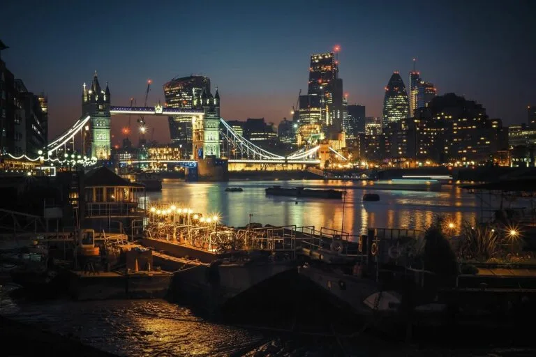 London Tower Bridge at night