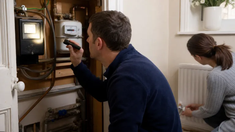 İngiltere'de elektrik ve gaz sayaçlarını kontrol eden ev sakinleri